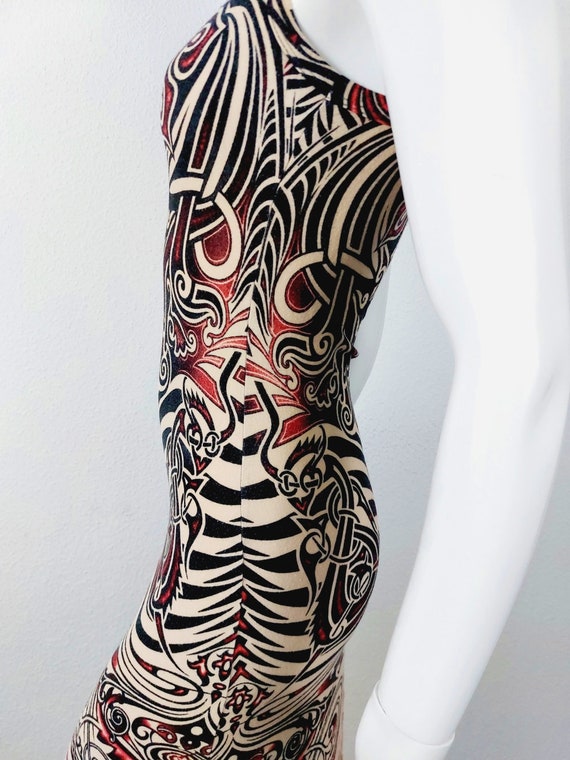 Jean Paul Gaultier Vintage SS 1996 Cyberbaba Maori Tribal Tattoo