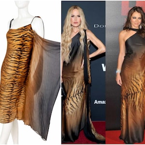 Roberto Cavalli Leopard Dress - Etsy