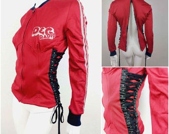 D&G Dolce and Gabbana Zip Zipper Panel Metal Denim Vintage 90s Y2K