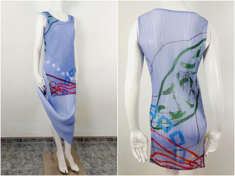 ISSEY MIYAKE me Flower Printed Pleats T-shirt Multi-Color F