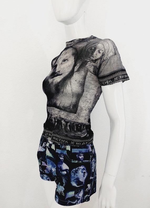 Jean Paul Gaultier SS 1998 Jesus Christ Mesh Unisex Baroque Jean Paul Gaultier SS 1998 Jesus Christ Mesh Unisex Baroque