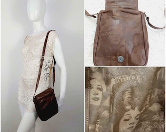 バッグ JPG 2WAY Leather Shoulder Bag JPG Jean Paul Gaultier 2 Way Bag - Etsy