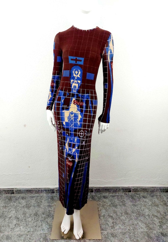 jean paul gaultier blue dress Jean Paul Gaultier 'Air' Dress