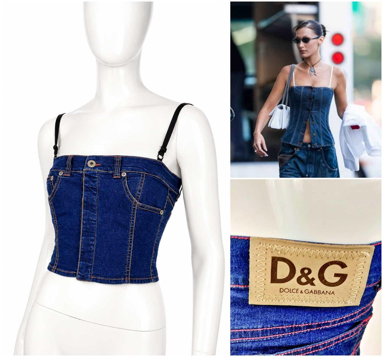 Dolce and Gabbana Bustier Top - Etsy