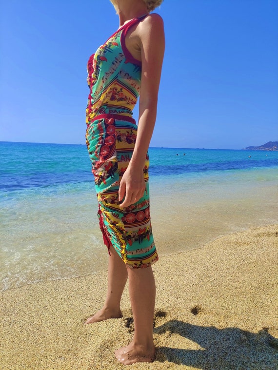 Jean Paul Gaultier JPG Soleil Diving Parrot Bird Tropical Swimmers