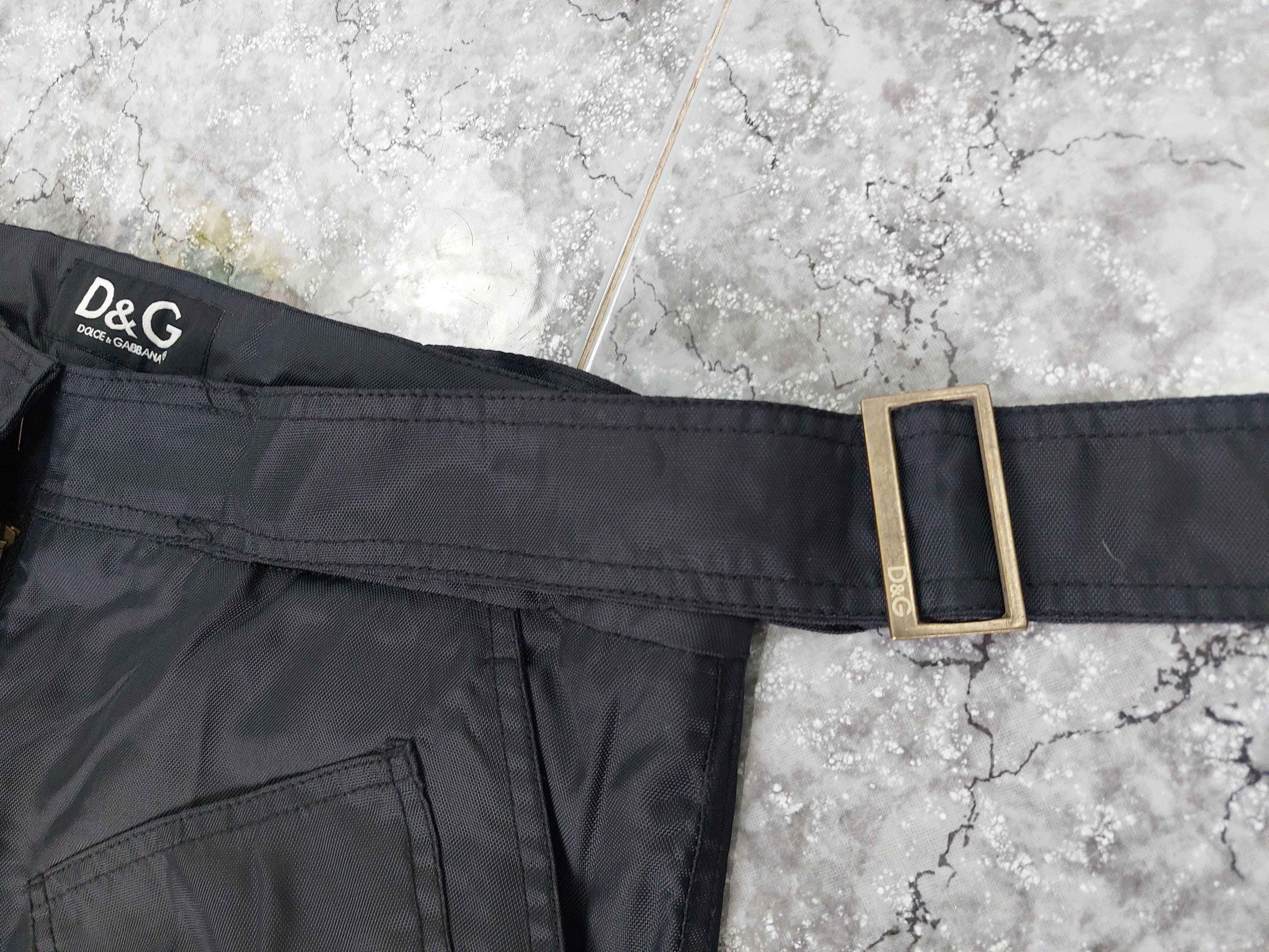 Dolce and Gabbana D&G 2000s Y2K Wide-leg Trousers Tactical Cargo 