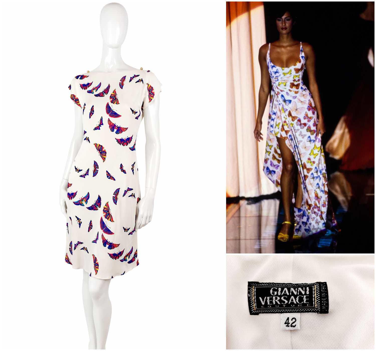 VERSUS Gianni Versace 1995s All-over Pattern Line Swing Top