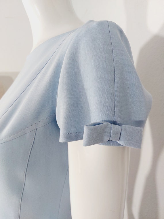 Thierry Mugler Baby Blue Elegant Work Business Si… - image 3