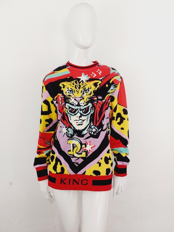 Dolce and Gabbana DG 2019 Runway Leopard King D&G Superhero