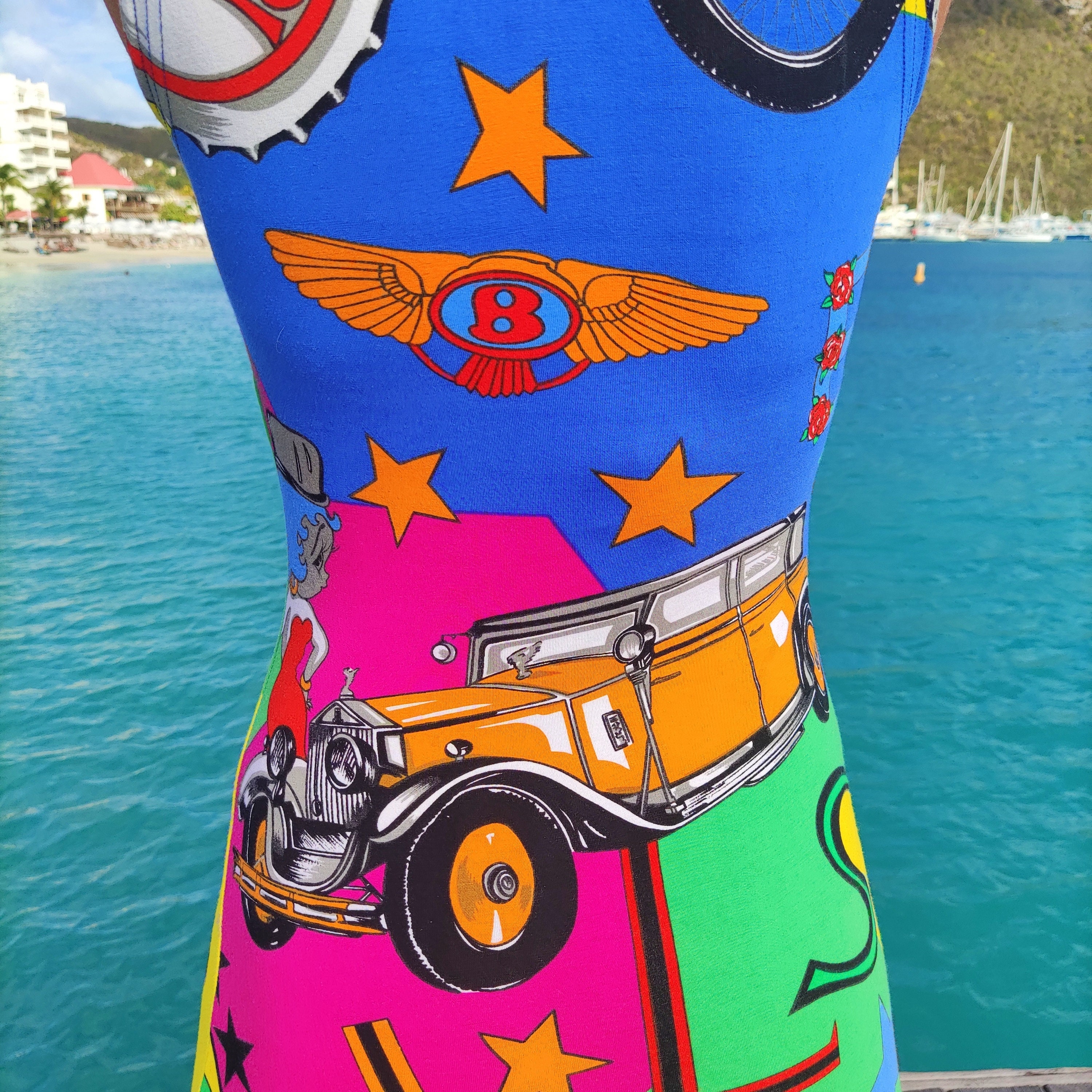 VERSACE JEANS COUTURE マリリン&BettyBoopブルゾン 1991 Versace Pop Art Andy Warhol Marilyn Monroe X Betty Boop