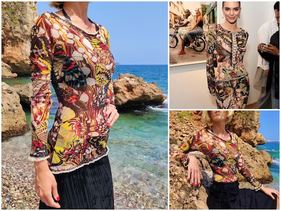 Collector Jean Paul Gaultier Butterfly Mesh Transparent