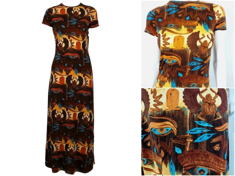 Jean Paul Gaultier Egypt SS 1997 Eye of Horus Scarab