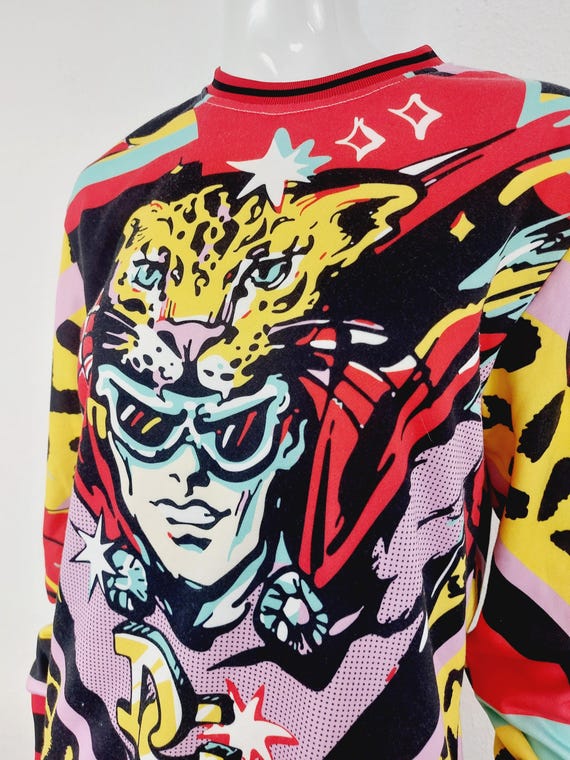 Dolce and Gabbana DG 2019 Runway Leopard King D&G Superhero