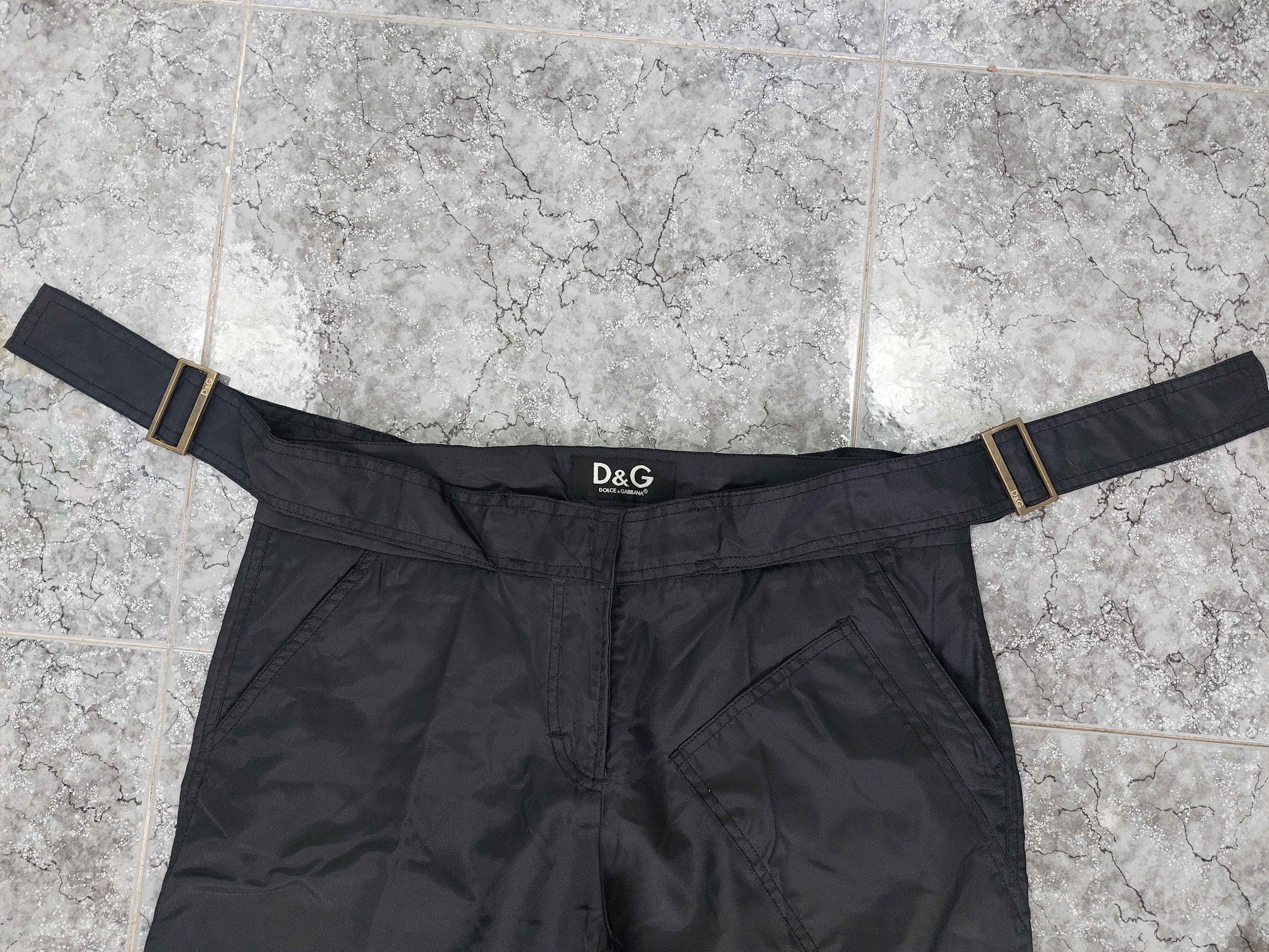 Dolce and Gabbana D&G 2000s Y2K Wide-leg Trousers Tactical Cargo