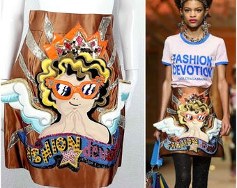 Dolce Gabbana D&G Forever Funky Archival Striped Rainbow Corset