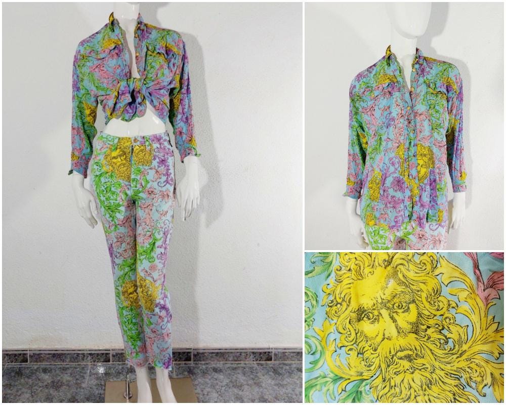 Versace Jeans Couture Medusa Baroque Mask Floral Pop Art