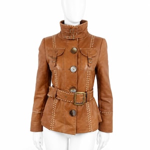 Dolce Gabbana Leather Jacket - Etsy