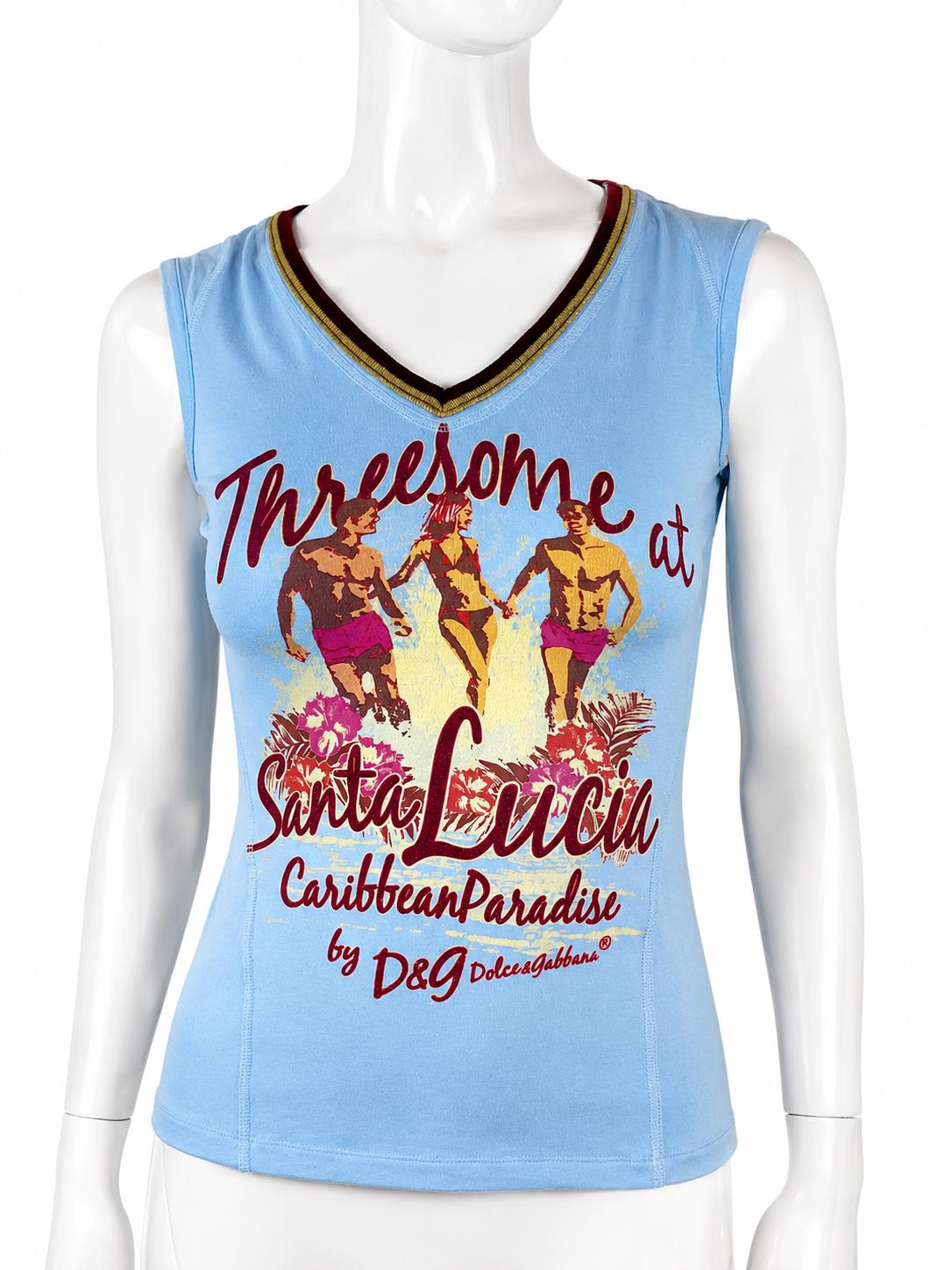 Dolce and Gabbana Tank Top - Etsy
