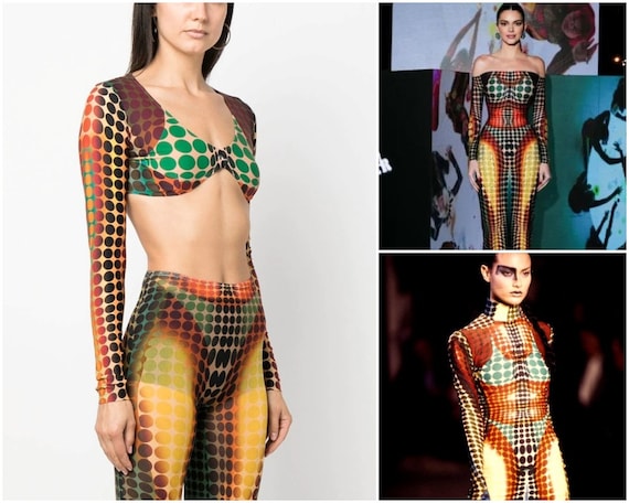 Vintage Jean Paul Gaultier Cyber Dots Top F/w 1995 | Shop