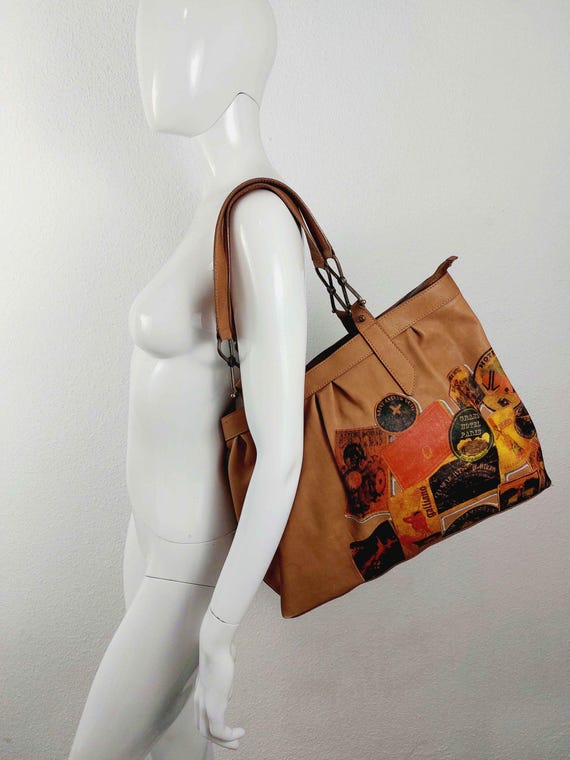 John galliano news paper shoulder bag John Galliano Gazette