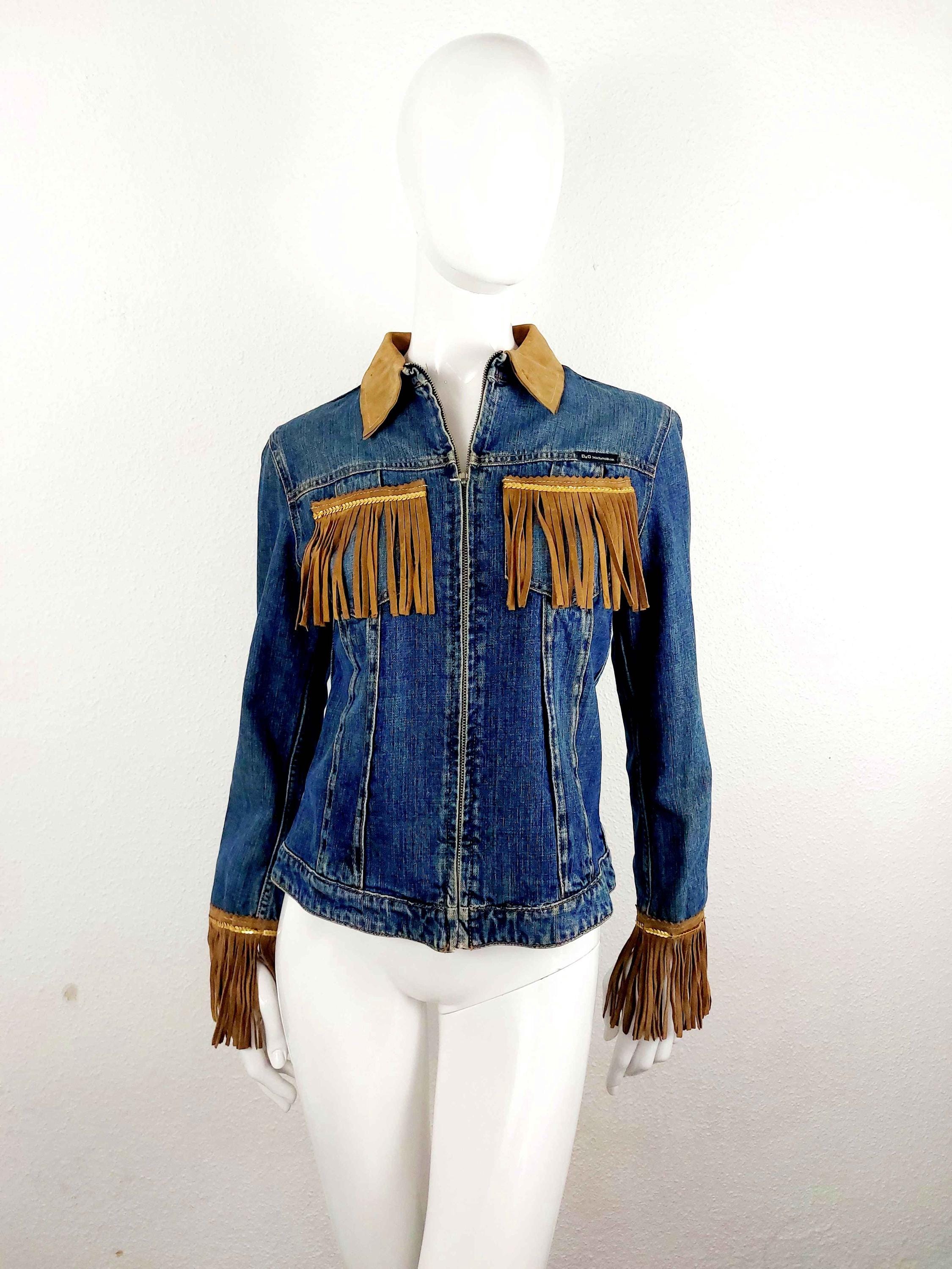 Vintage Dolce and Gabbana D&G Women Blue Lace up Leather Trims