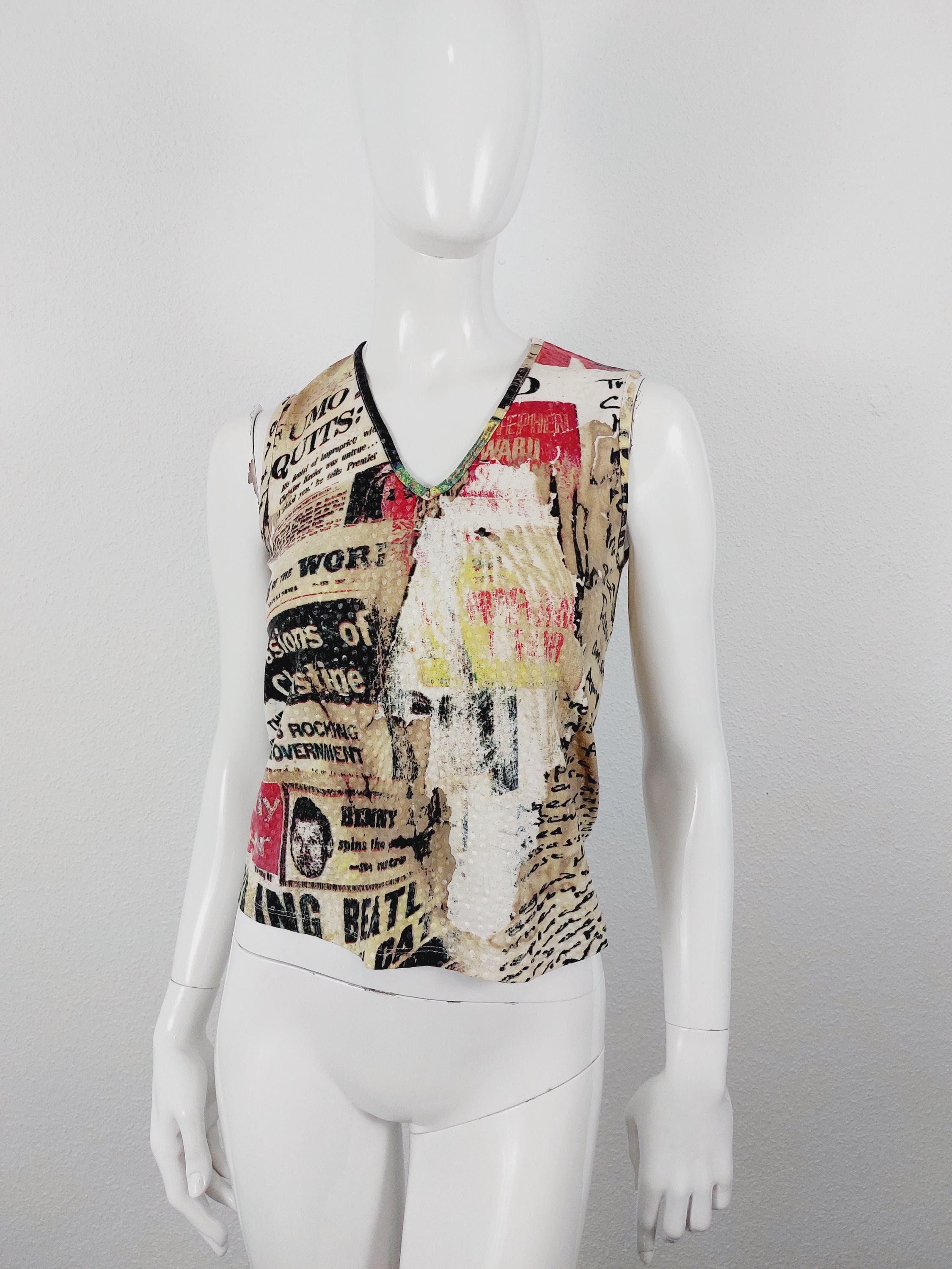 Roberto Cavalli Top - Etsy