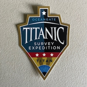 Rmemember the Titan, Epedition Mission Sticker, High Quality Replica, set of 2