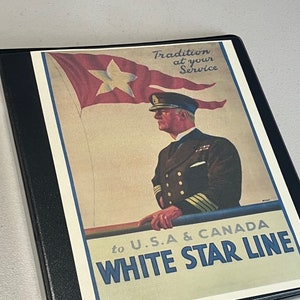 Titanic Collectors Binder with Images and Documents, Great Gift for Titanic Enthusiasts, Value Price Collection, Loaded w Historical Content