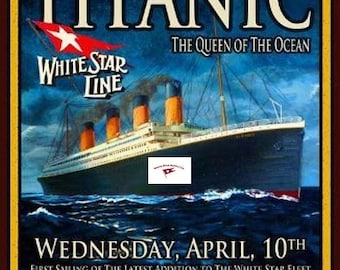 ヴィンテージ タイタニック 1912年 処女航海 ホワイトスターライン