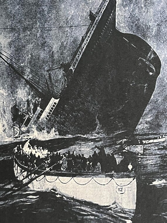 チャールズ・ディクソン タイタニック号沈没事故 1912年 グラフィック