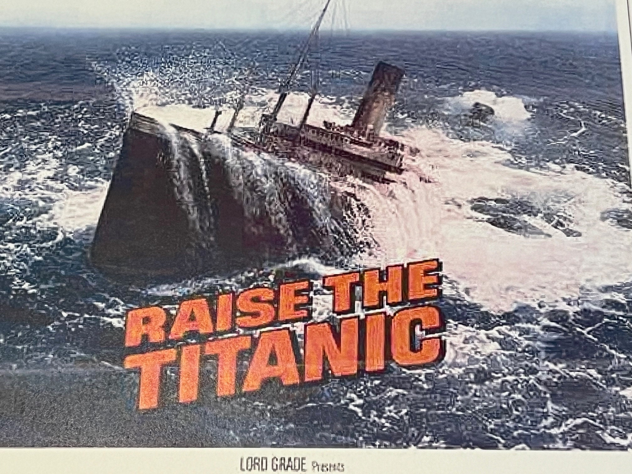 Raise the Titanic Movie Poster Reprint, 11x17 Lobby Card Style