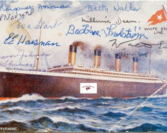 Autograph Signed Titanic Poster - Etsy