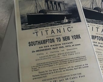 ヴィンテージ タイタニック 1912年 処女航海 ホワイトスター