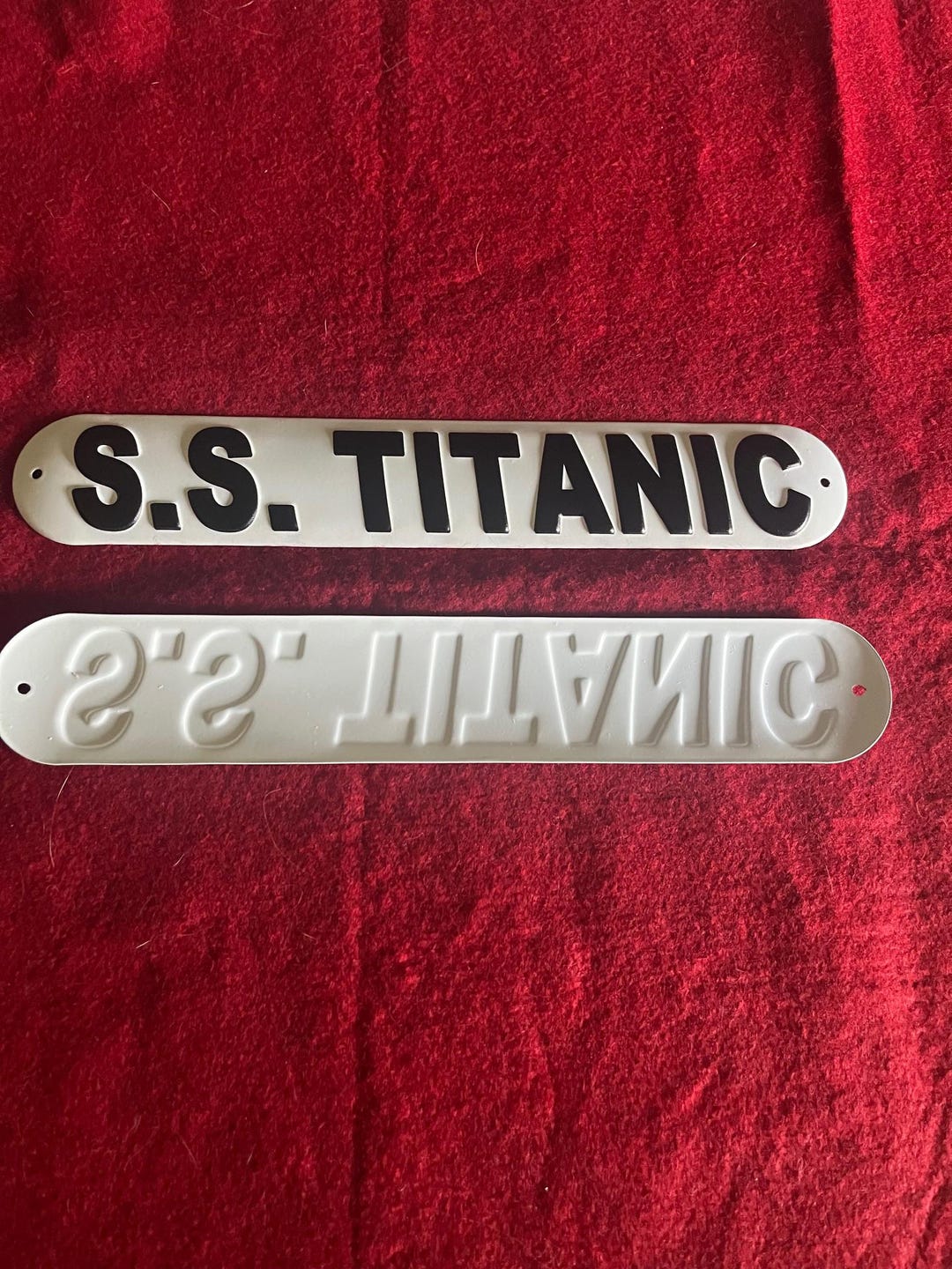 Titanic Lifeboat Plate | White Star Line SS Titanic Metal Sign ...
