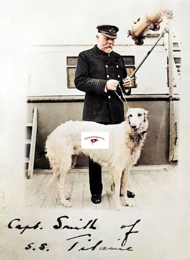 エドワード・J・スミス船長 RMS タイタニック号 カラーカメオ