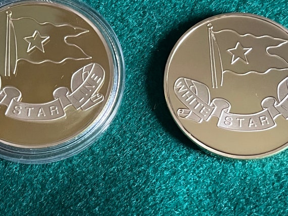 RMS Titanic Commemorative 24kt Gold Clad Coin | White Star Line