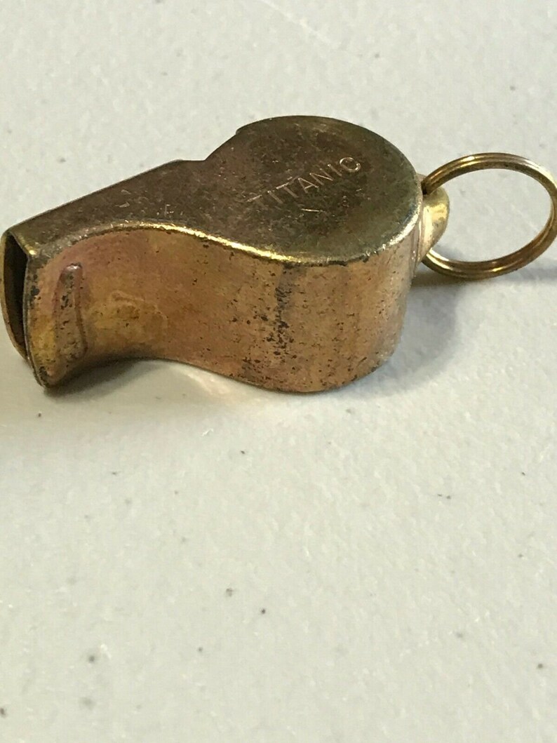RMS TITANIC 3rd Officer Bert Pittman's Whistle Replica Etsy