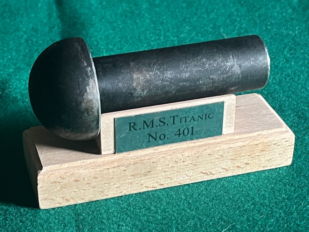 RMS Titanic Rivet, a Rare Highly Quality Collectable Replica Relic