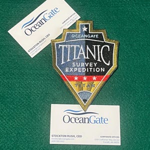 Remember the Titan Submersible 2023 Mission Patch | Official Replica Embroidered Titan Patch for Collectors and Remembrance