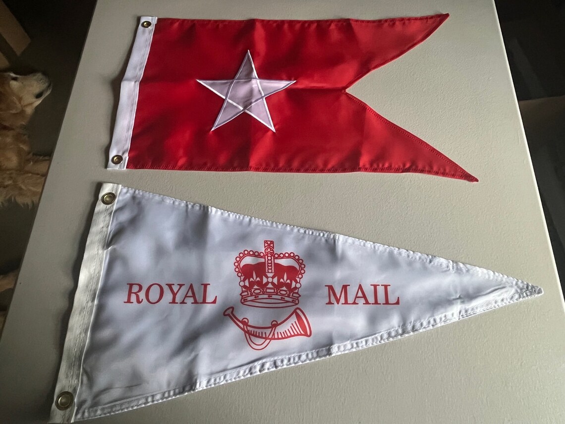 Bolo Flag Rms Titanic Flags Set, RMS Titanic, White Star Line Flag, Royal Mail ...