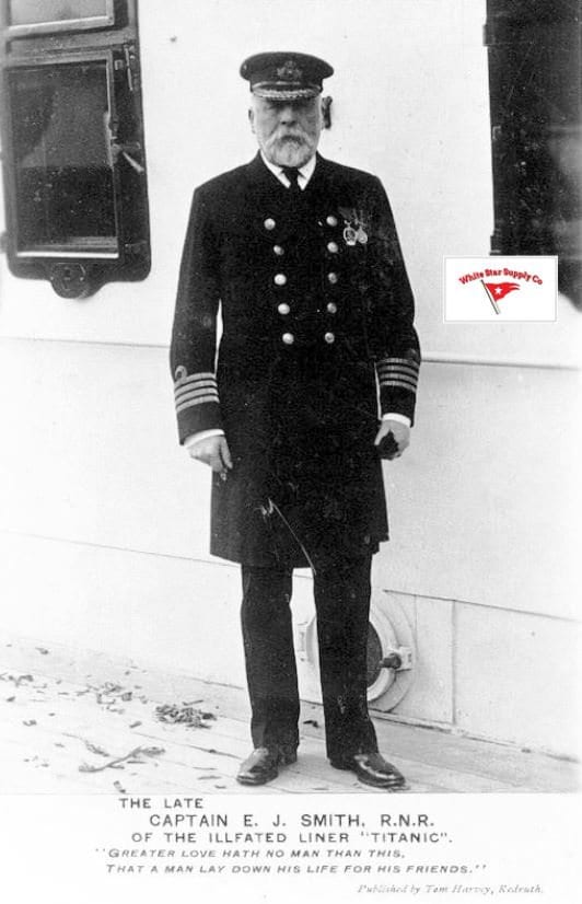 RMSタイタニック号船長E・J・スミス勲章セット（ケース入り
