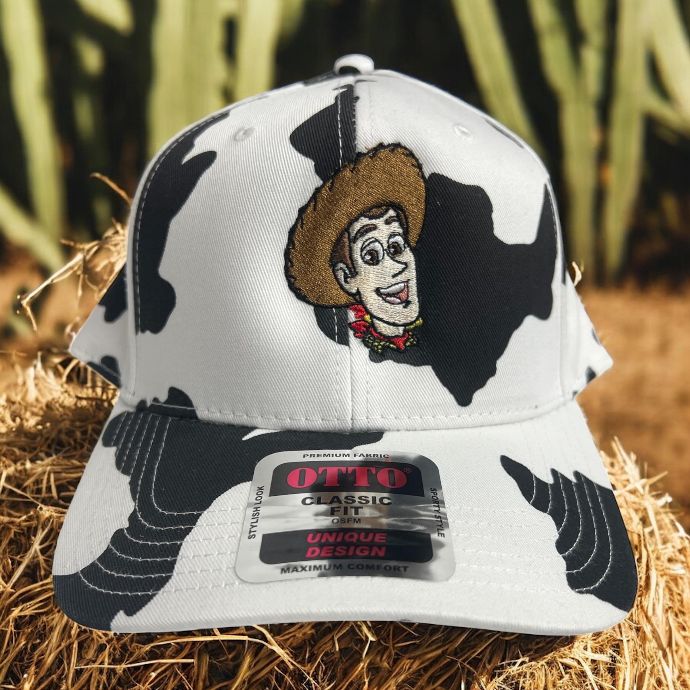 Woody & Jessie Cow-print Hats –embroidered Toy Story Inspired