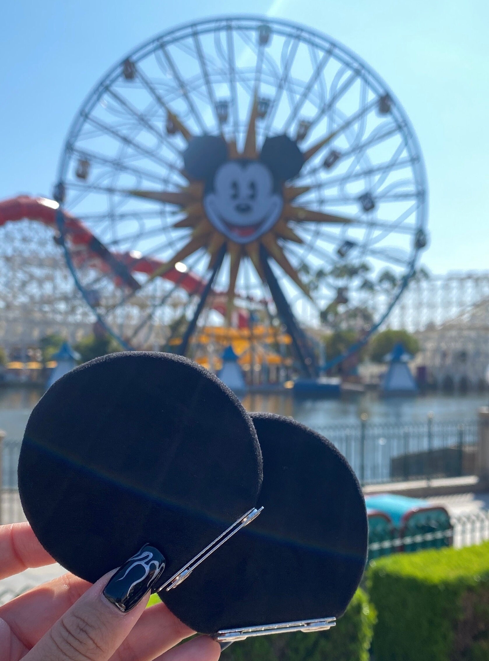 Removable Magnetic Mouse ears for Caps hats Disney inspired