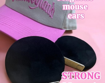 Magnetic Mouse Ears for Baseball Caps – Disneyland Trip Accessory