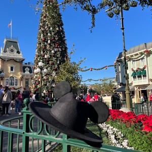 Black Fedora Hat with Mouse Ears – Disney Bound Outfit image 4