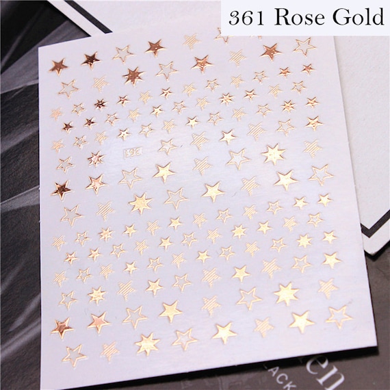 3d Nail Sticker Gold Marble Ink Blooming Abstract Manicure Stickers French  Line Style Adhesive Transfer Diy Nail Art Decoration54351-4 | Fruugo BH