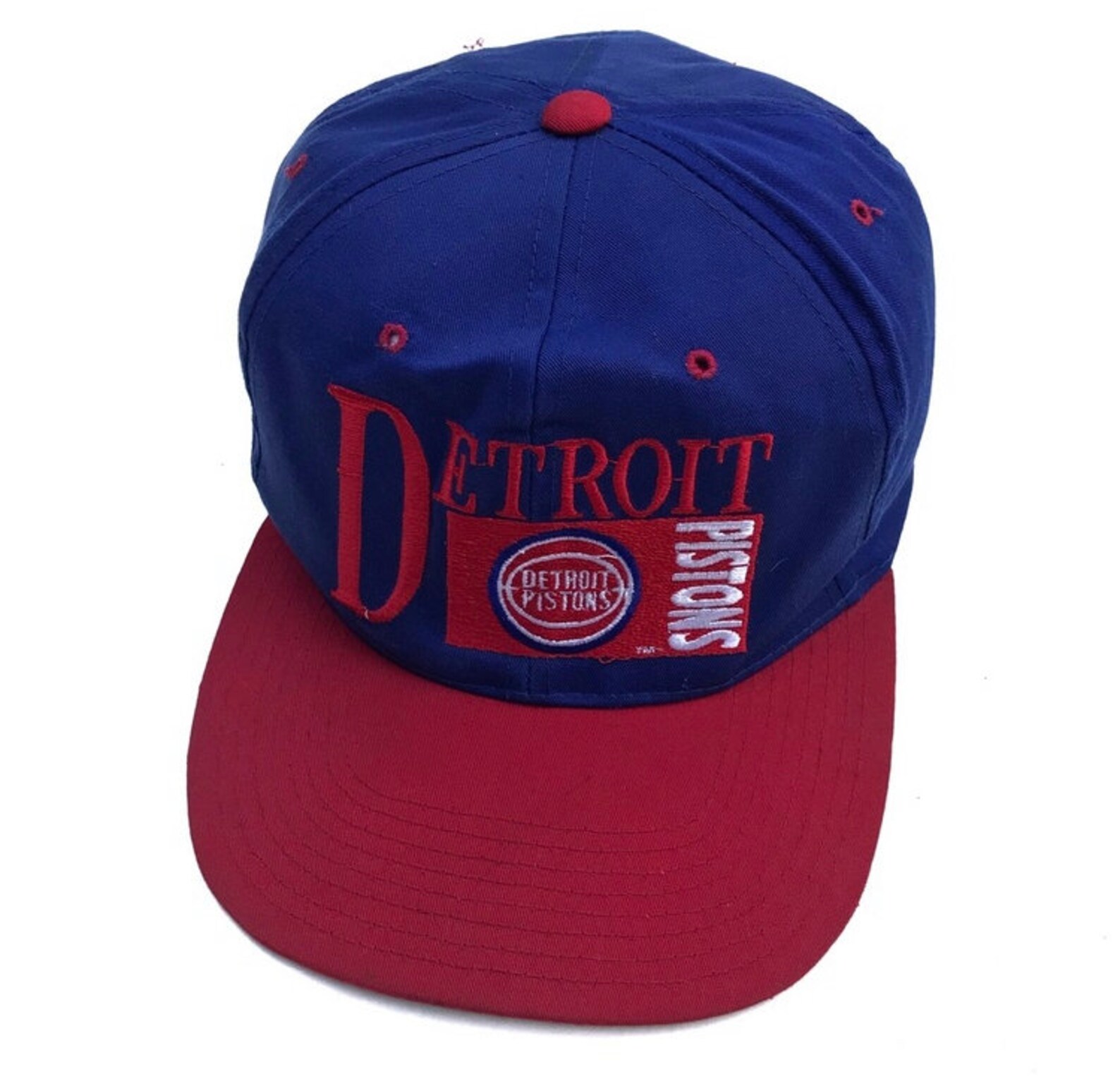 Vintage 90s Detroit Pistons Snapback Pistons Etsy