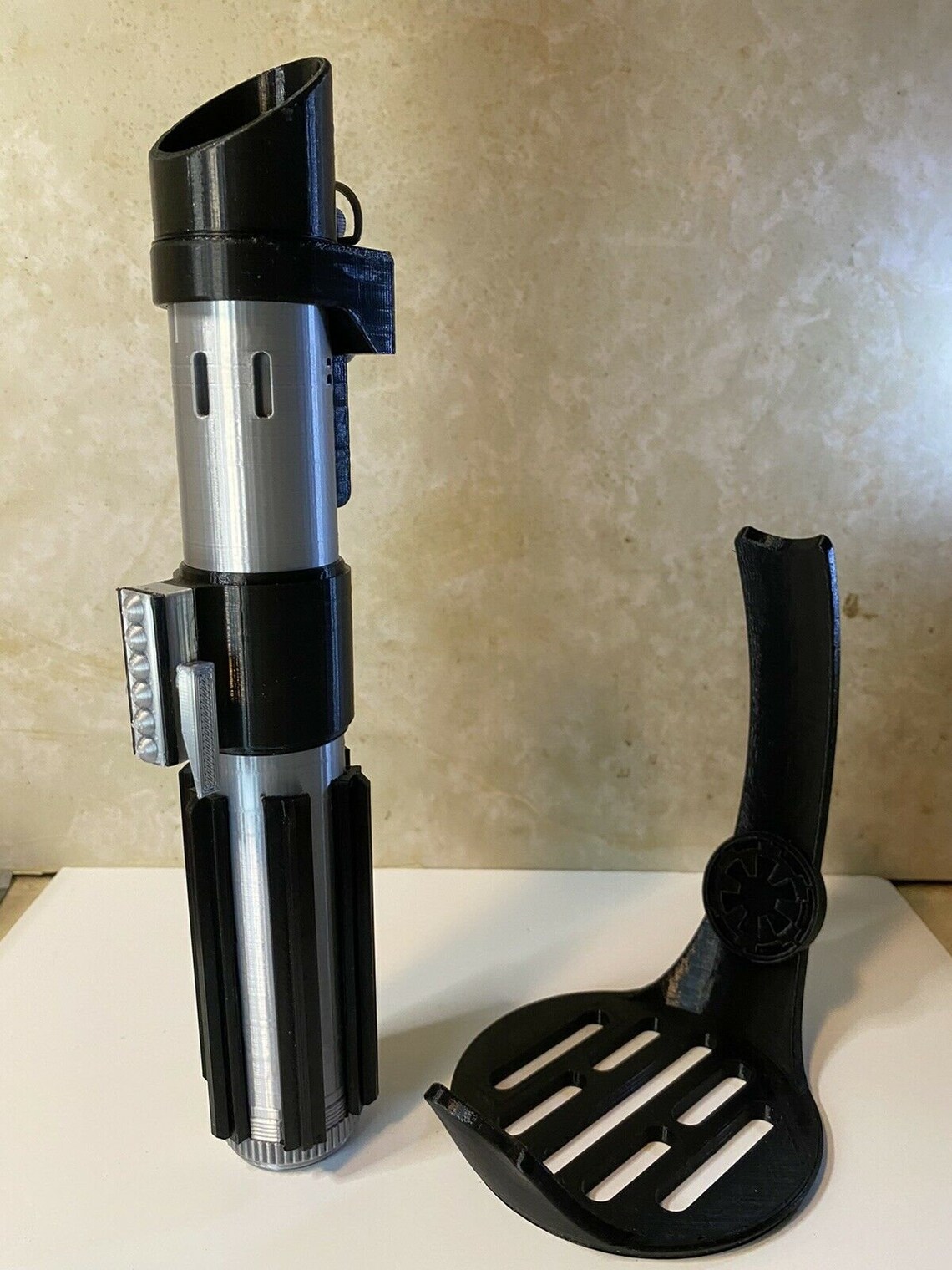 Darth Vader Lightsaber W/stand Prop Replica Display Cosplay Etsy