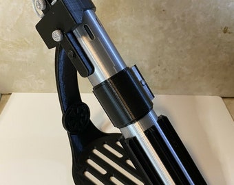 Miecz świetlny Dartha Vadera ze stojakiem - replika rekwizytu - wyświetlanie cosplay - druk 3D