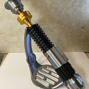 Obi-Wan Kenobi Lightsaber w/Stand- Prop Replica - Display Cosplay - 3D Printed